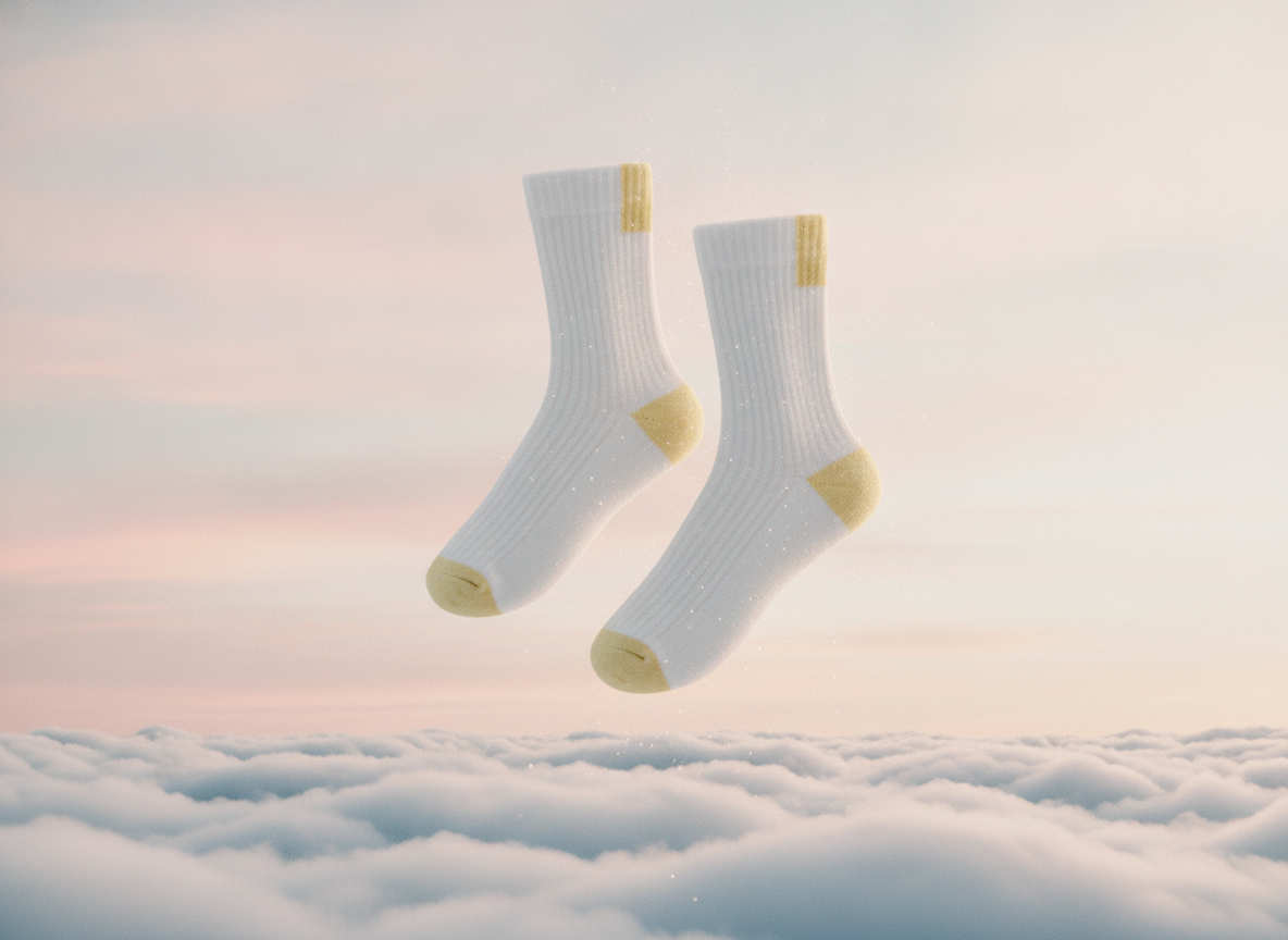 Calcetines Nubi flotando sobre un mar de nubes